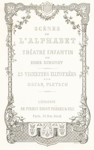 Titelpagina door Oskar Pletsch