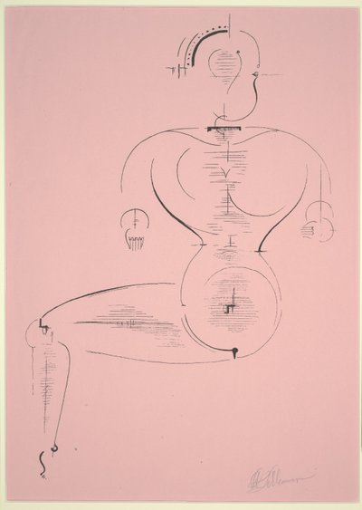 Figuur H 2 door Oskar Schlemmer