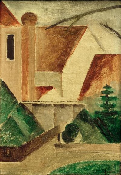 Klooster door Oskar Schlemmer