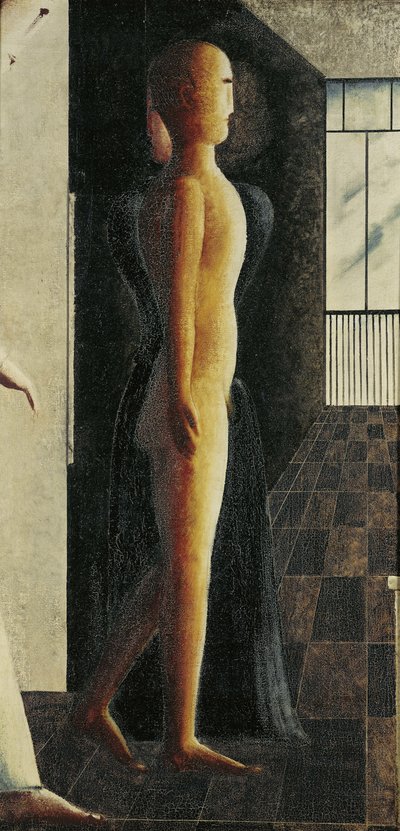 Naakt, vrouw en komst door Oskar Schlemmer