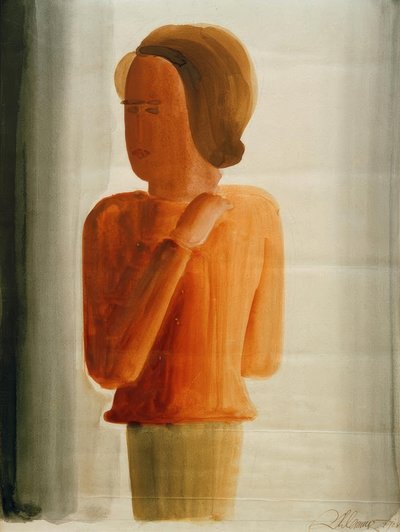 Rode jongen door Oskar Schlemmer