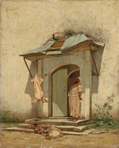 Een Ottomaanse slager, 1878 door Osman Hamdi Bey