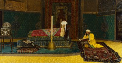 In het Graf van Mahomet door Osman Pacha Zadeh Hamdy Bey