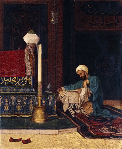 Het Graf van Mehmed I, Yesil Turbe, Bursa door Osman Pacha Zadeh Hamdy Bey