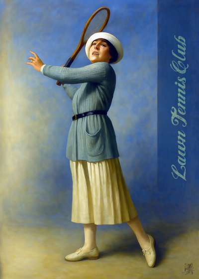 Tennisser uit vervlogen tijden door Osvaldo Russo