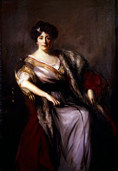 Mevrouw Holden door Oswald Hornby Joseph Birley