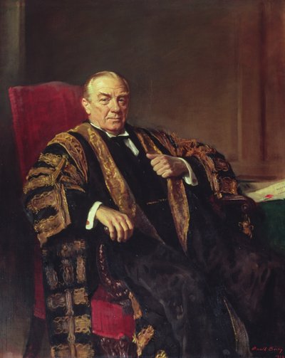Portret van Stanley Baldwin (1867-1947) door Oswald Hornby Joseph Birley