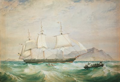 H.M.S. Hornet, 1861 door Oswald Walters Brierly