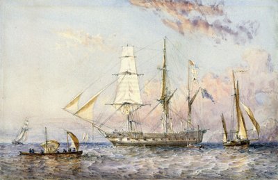Het schip HMS 