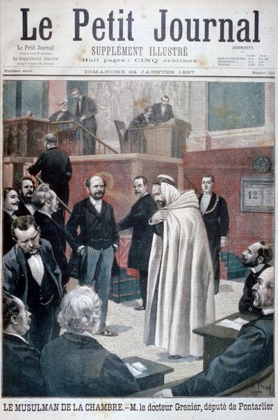 Dr. Philippe Grenier, de eerste moslimafgevaardigde in de Franse Nationale Vergadering, 1897 door Oswaldo Tofani