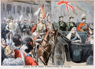 Processie, Diamanten Jubileum van Koningin Victoria, 1897 door Oswaldo Tofani