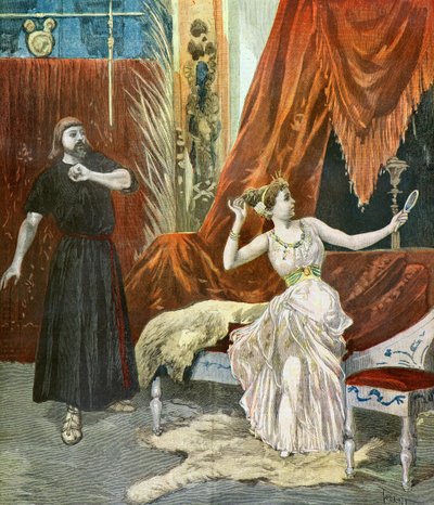 Sibyl Sanderson en Francisque Delmas door Oswaldo Tofani