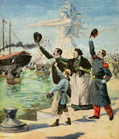 Het vertrek van het expeditiekorps door Oswaldo Tofani
