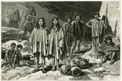 Typen Indianen van de Cordilleres van Ecuador door Oswaldo Tofani
