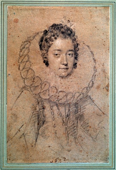 Vrouwelijk Portret, 1612 door Ottavio Mario Leoni