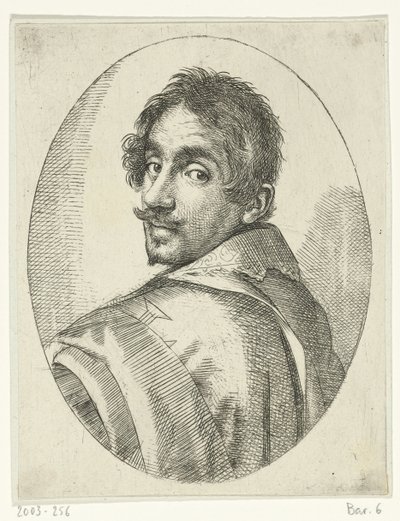 Zelfportret van Ottavio Leoni door Ottavio Mario Leoni