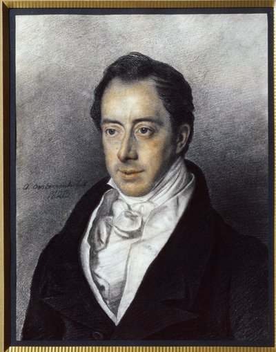 Portret van N.I. Toergenjev door Otto  Oesterreich