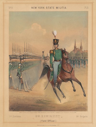 New York State Militia, 1e Divisie, 9e Regiment, 3e Brigade door Otto Boetticher