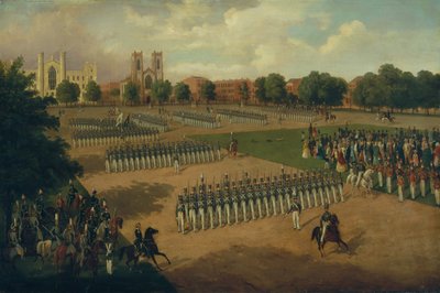 Zevende Regiment op Review, Washington Square, New York door Otto Boetticher