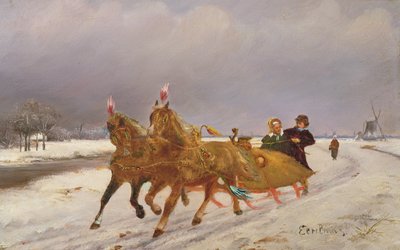 Troika in de sneeuw door Otto Eerelman