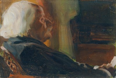 De componist Karl Goldmark door Otto Friedrich
