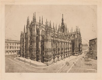 Kathedraal, Milaan door Otto H. Bacher