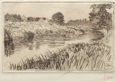 Aan de Bronx, 1906 door Otto H. Bacher