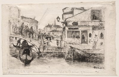 Ponte Tolentine, 1880 door Otto H. Bacher