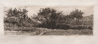 Daken en bomen, 1879 door Otto H. Bacher