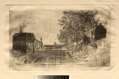 Spring Street, september 1878 door Otto H. Bacher