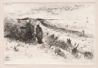 Het Lido, 1880 door Otto H. Bacher
