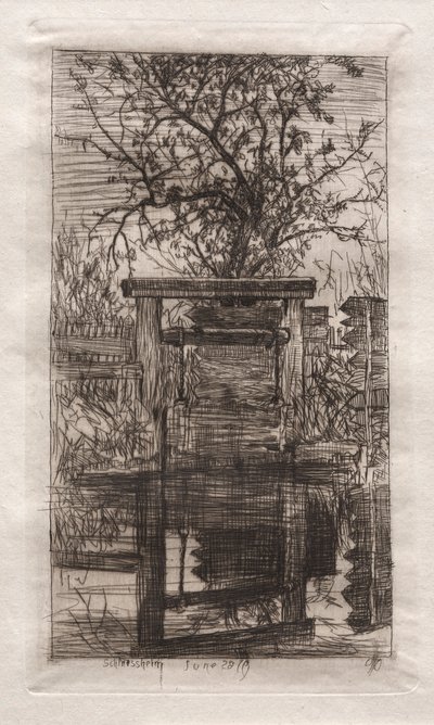 Het Slot, Schleissheim, 1879 door Otto H. Bacher