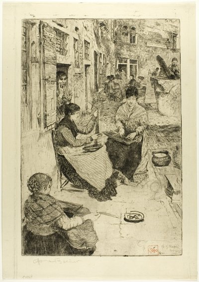 Kralenrijgers door Otto Henry Bacher