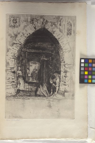 Wasserij door Otto Henry Bacher