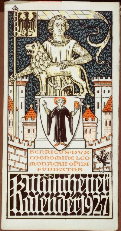 Het wapen van de Volksstaat Hessen (1920) door Otto Hupp