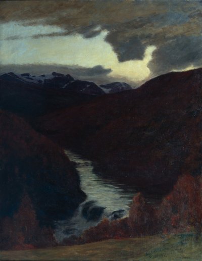 Herfst in de bergen door Otto Ludvig Sinding