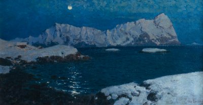 Tussen dag en nacht, Lofoten door Otto Ludvig Sinding