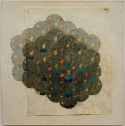 In de kathedraal (Verwachting) door Otto Meyer Amden