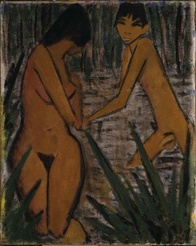 Baden door Otto Mueller
