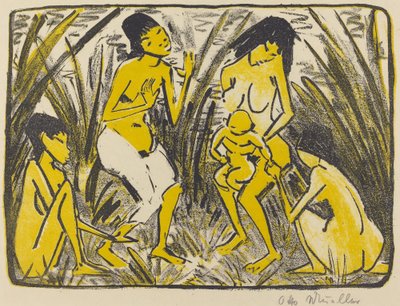 De Vondst van Mozes door Otto Müller