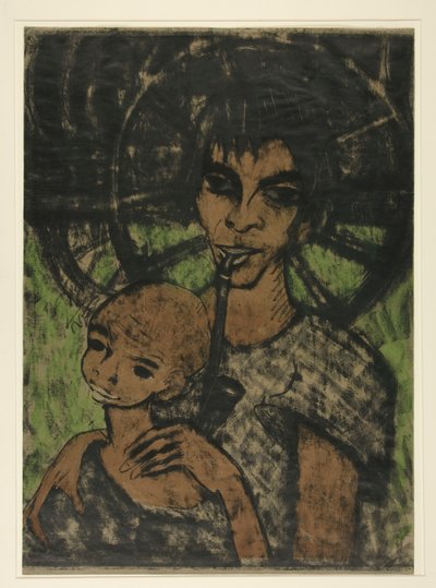 Zigeuner Madonna door Otto Mueller