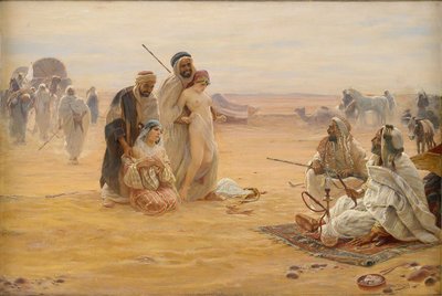De slavenmarkt door Otto Pilny