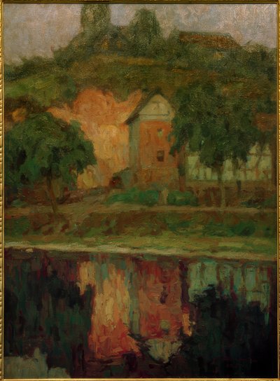 Avond aan de rivier door Otto Ubbelohde