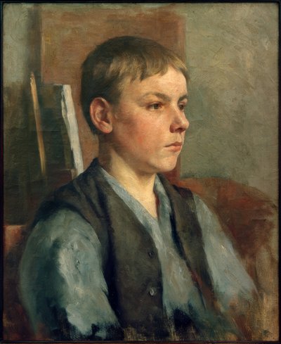 Studie van een jongen door Otto Ubbelohde