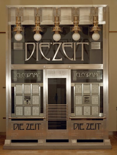 Depeschenbuero Die Zeit ... door Otto Wagner