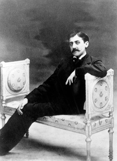 Franse schrijver Marcel Proust (1871-1922) ca. 1895, foto door Otto Wegener door Otto Wegener