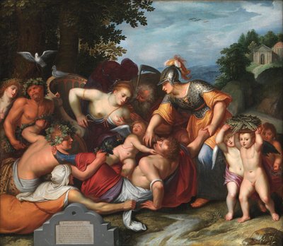 Gemeine Jeuchts Beeldt. Allegorie van de verleidingen van de jeugd door Otto van Veen