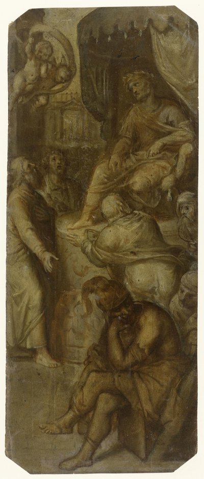 Paulus voor de magistraat van Caesarea door Otto van Veen