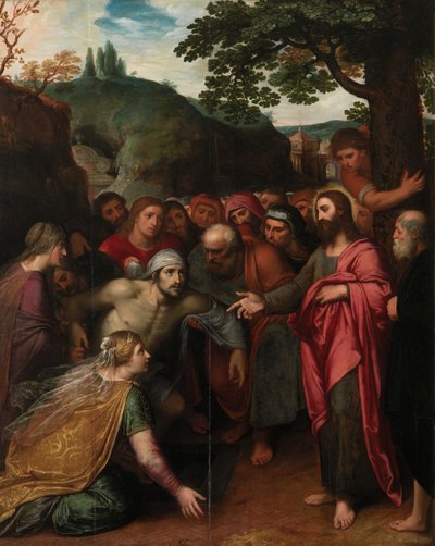 De Opwekking van Lazarus door Otto van Veen
