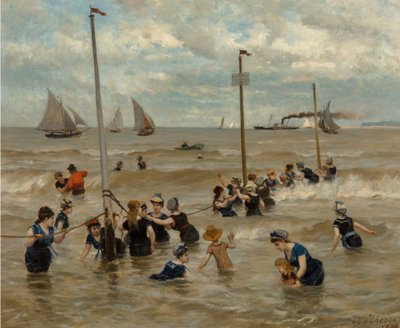 Baden aan zee, 1876 door Otto von Thoren